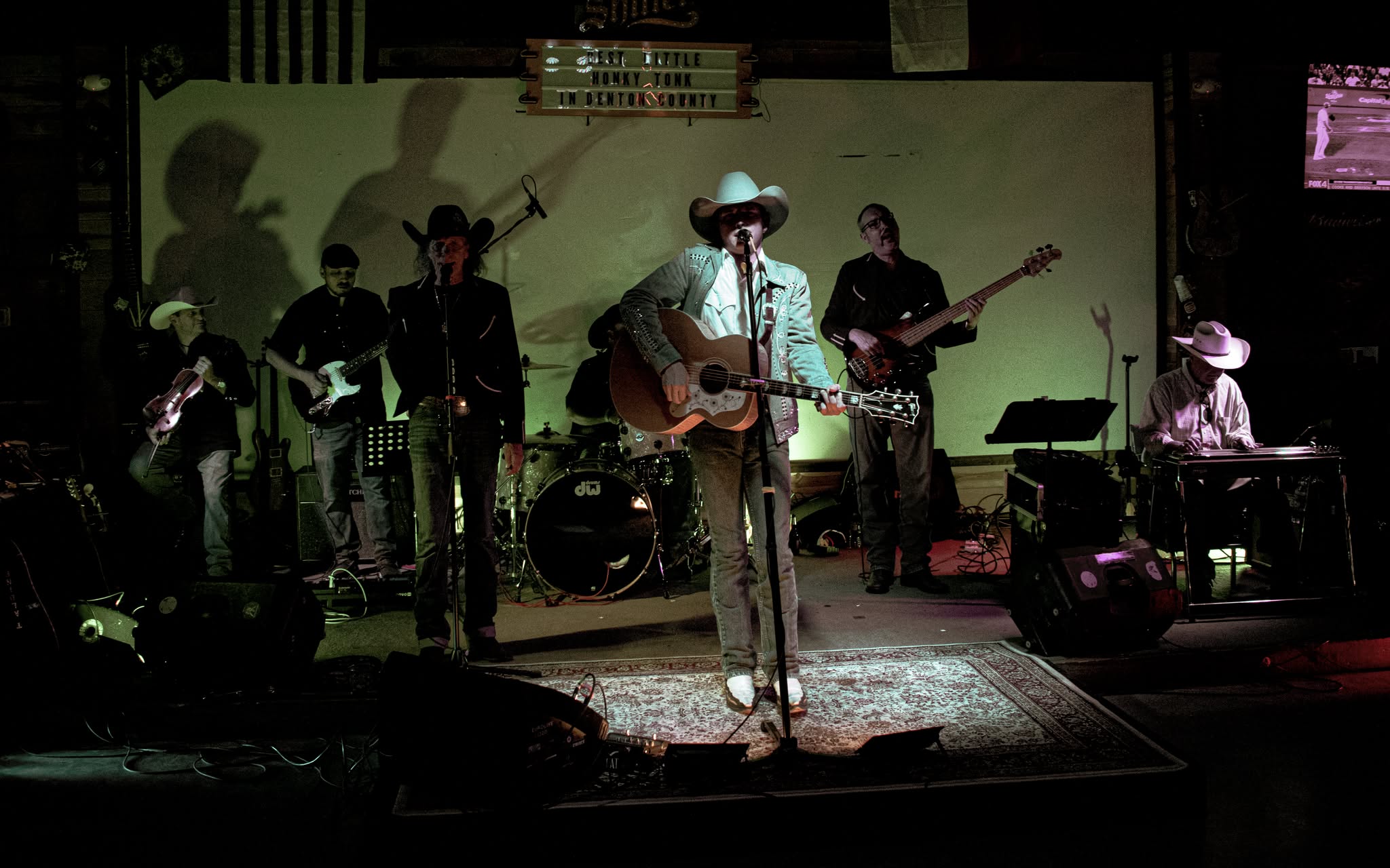 Teddy & The SaddleTramps performing live on stage